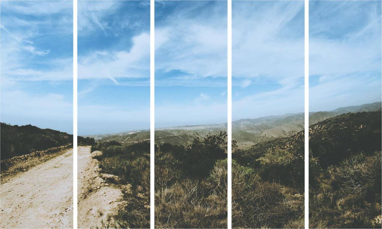 Hill-Yeah Multi-Frame Photography to Make Your Walls Happy - Framed Wall Art (150x76cm)