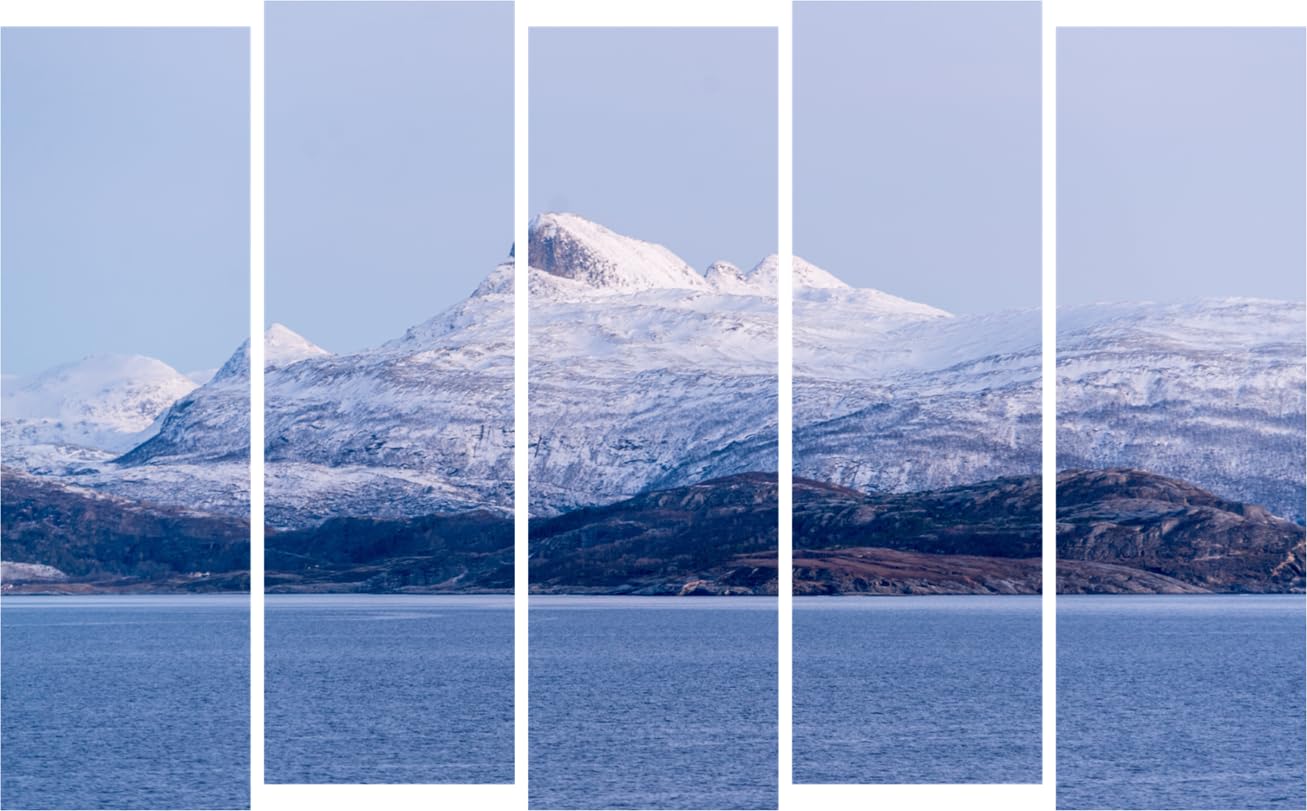 Mountains Unleashed: 5-Panel Framed Wall Art to Peak Your Interest