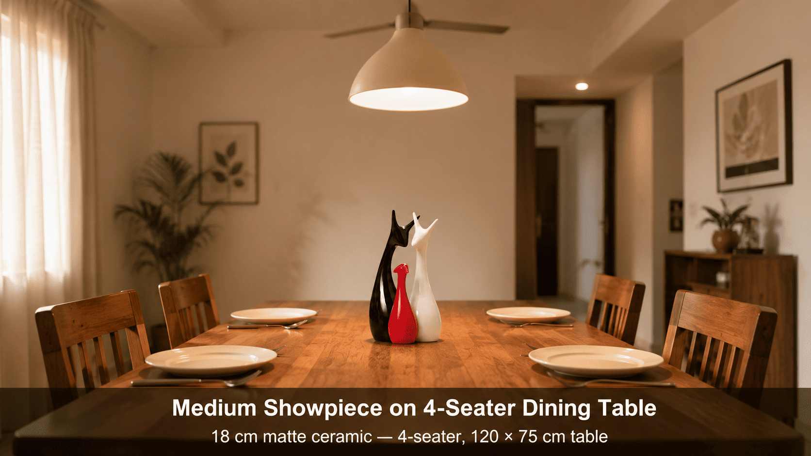 What Size Decorative Items Work Best on an Indian Dining Table