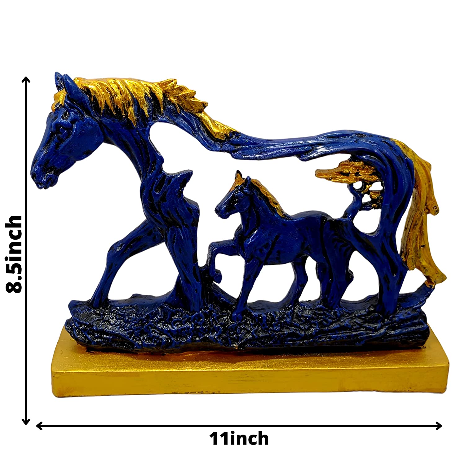 Ceramic study table décor with glazed finish for vibrant light play