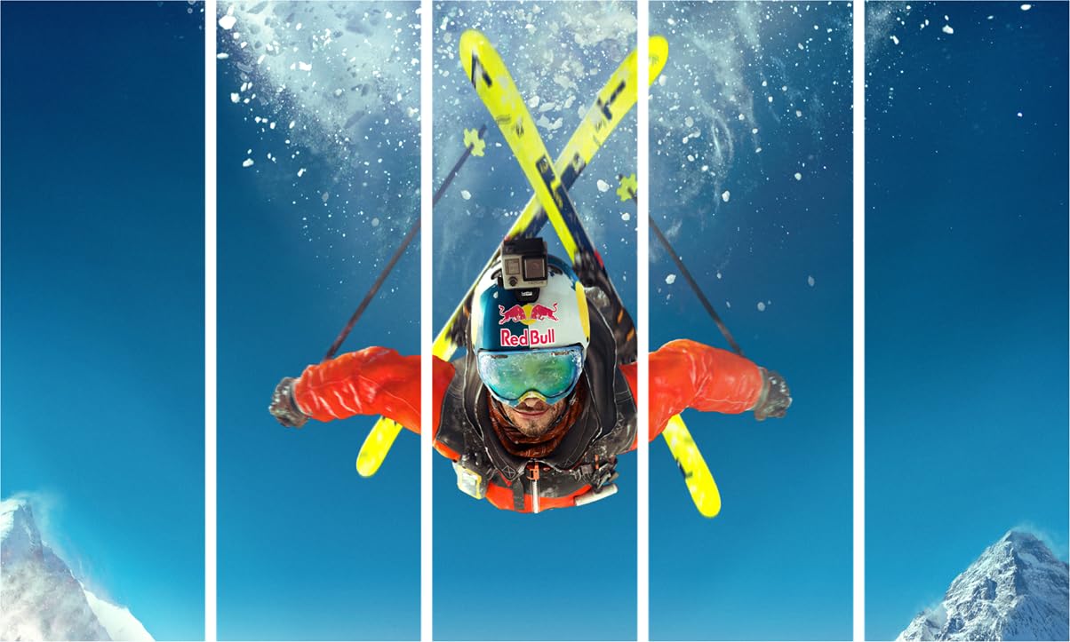 Ski-tastic Slope-Shot Photography: Framed Wall Art to Make Your Walls Shred (127x76cm)