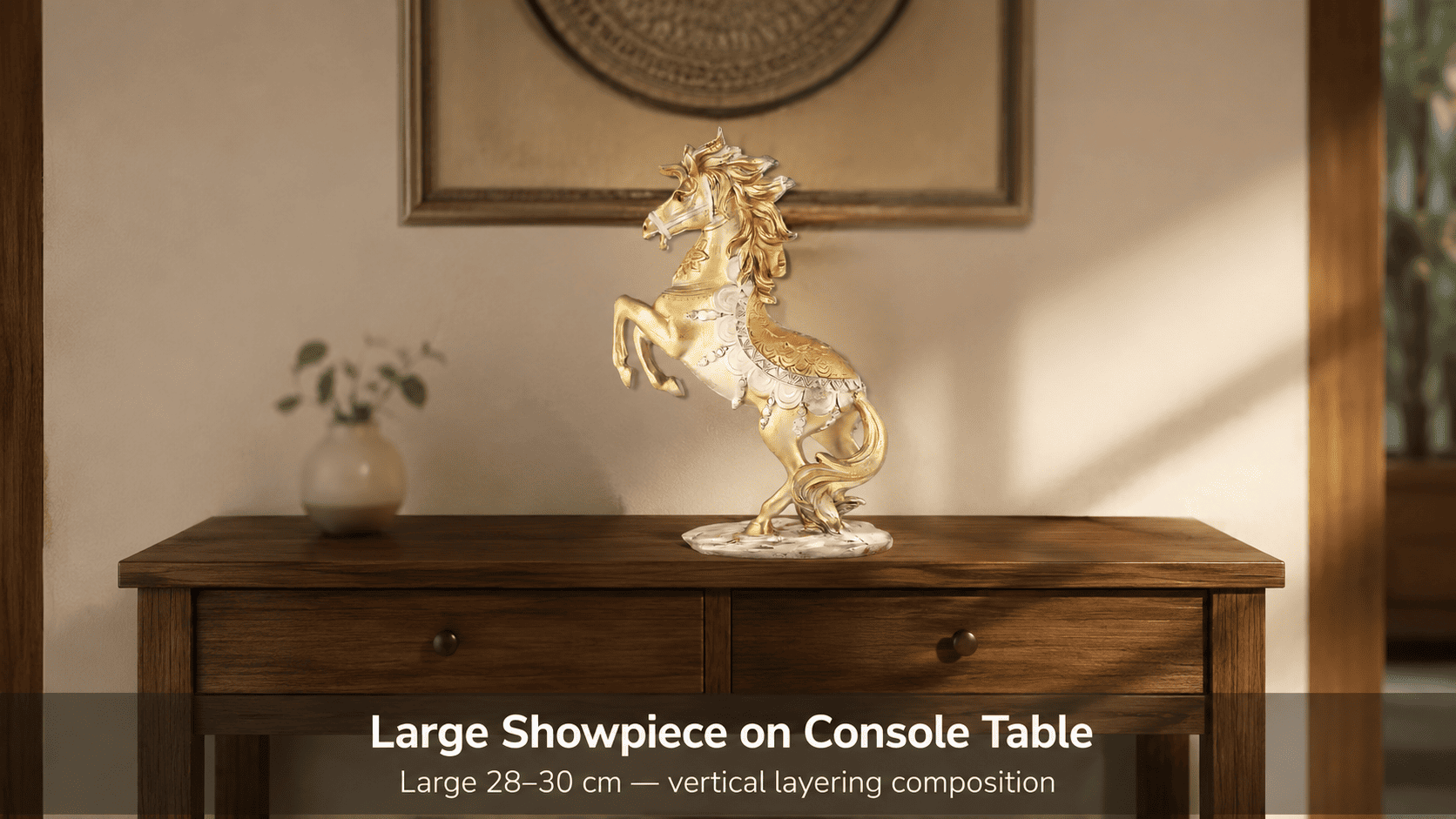 coffee table showpiece vs console table showpiece side by side