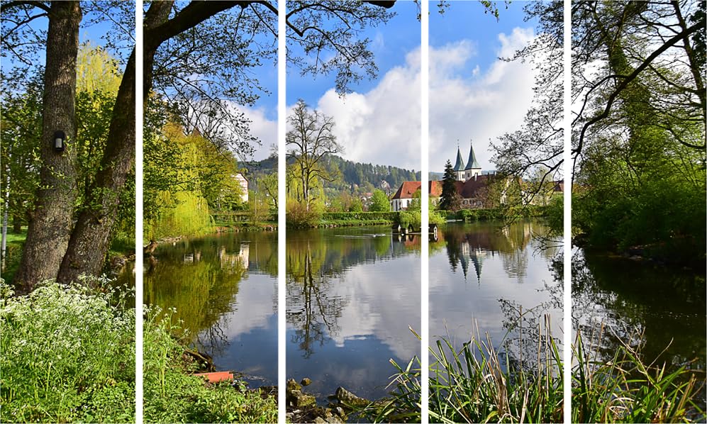 Landscape-palooza Multi-Frame Framed Wall Art That'll Steal the Spotlight (127x76cm)