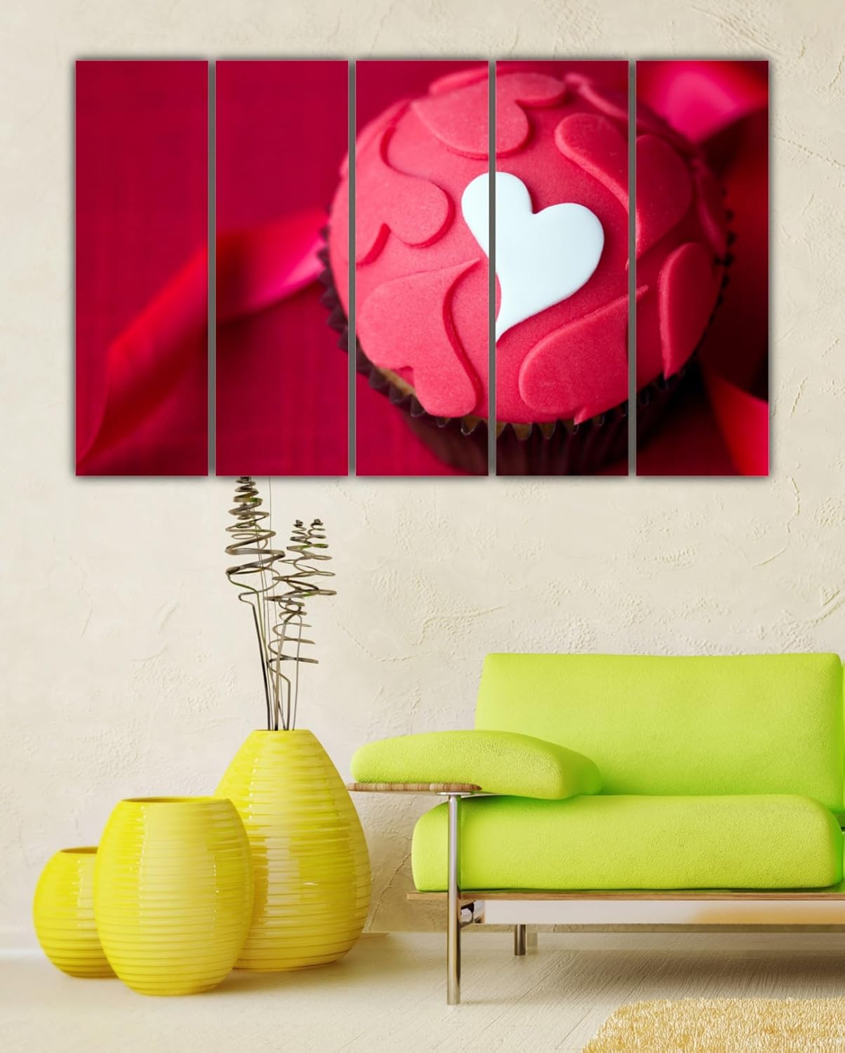 Cupcake Cuteness Overload: Framed Photography Wall Art Thatll Sweeten Your Space - close-up of vibrant frosting details and neat frame edges.