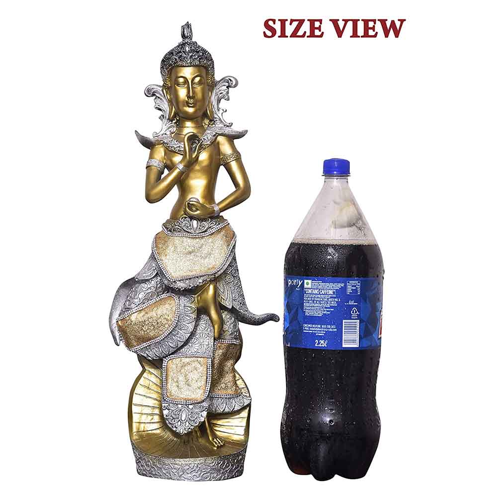 Colorful Polyresin Buddha Idol Online