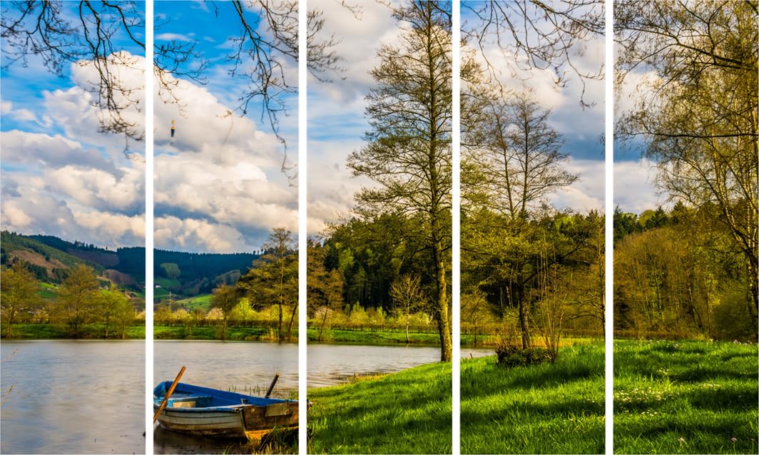 Boat-tiful Multi-Frame Scenic Wall Art That'll Steer Your Decor (150x76cm Framed)