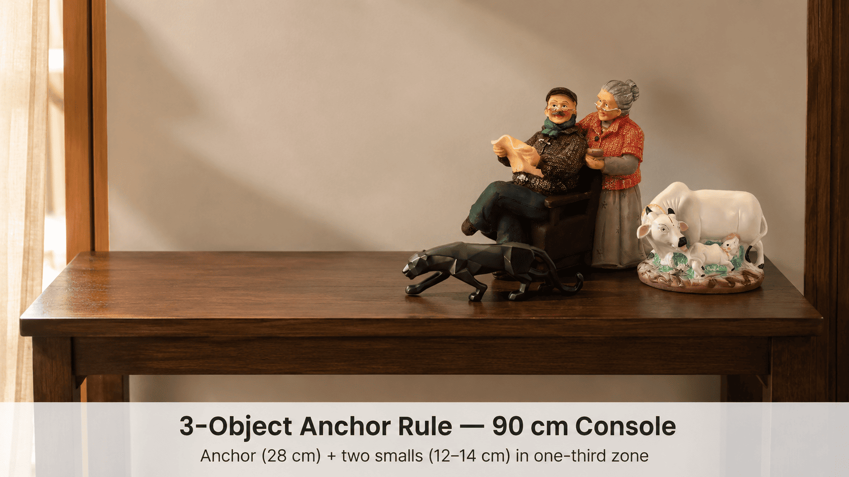 How Many Decorative Objects Should You Place on an Indian Console Table