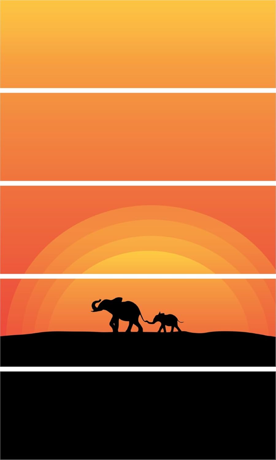 Elephant-astic Desert Dream Framed Wall Art to Trumpet Your Walls