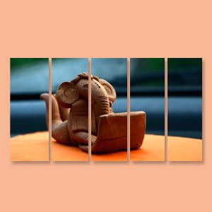 Ganesha-tastic Multi-Frame Framed Wall Art That Blesses Your Walls - 150x76cm