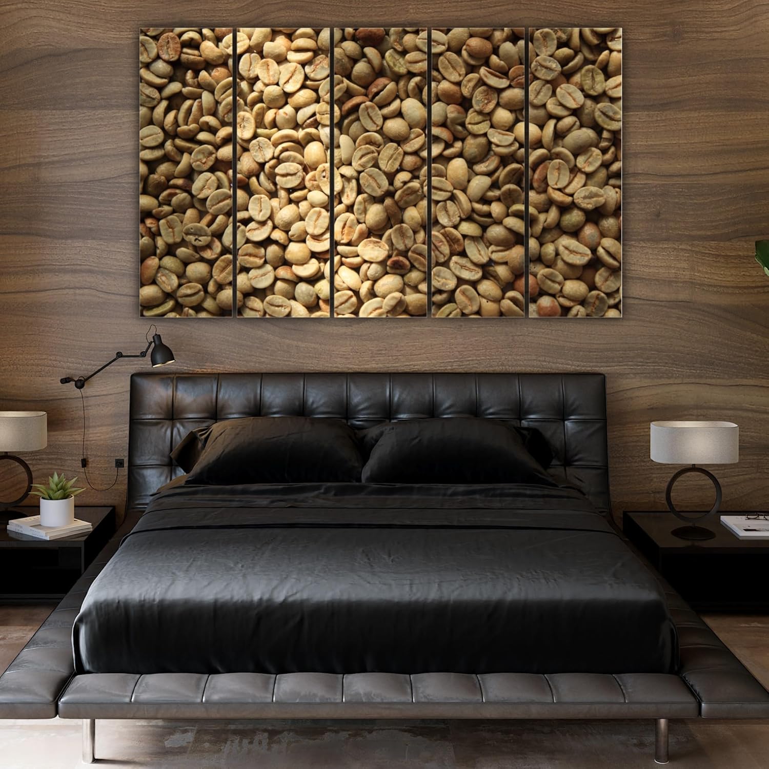 Close-up of splash-proof wooden MDF print in the Grain-tastic Multi-Frame Photography Framed Wall Art.