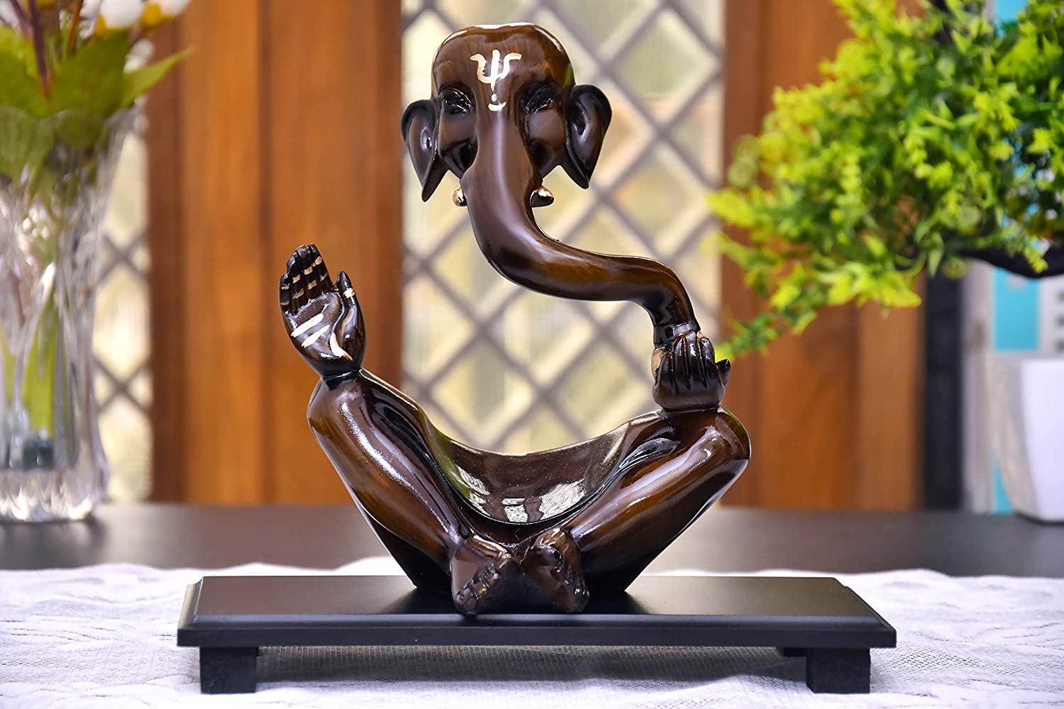 Brown modren design Ganesh Idol for Ganesh Chaturthi Decoration