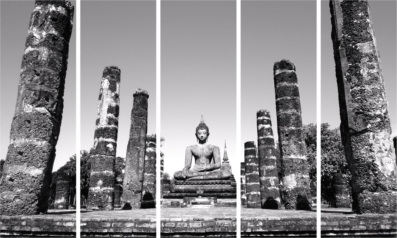 Buddha-tiful 5-Panel Framed Wall Art
