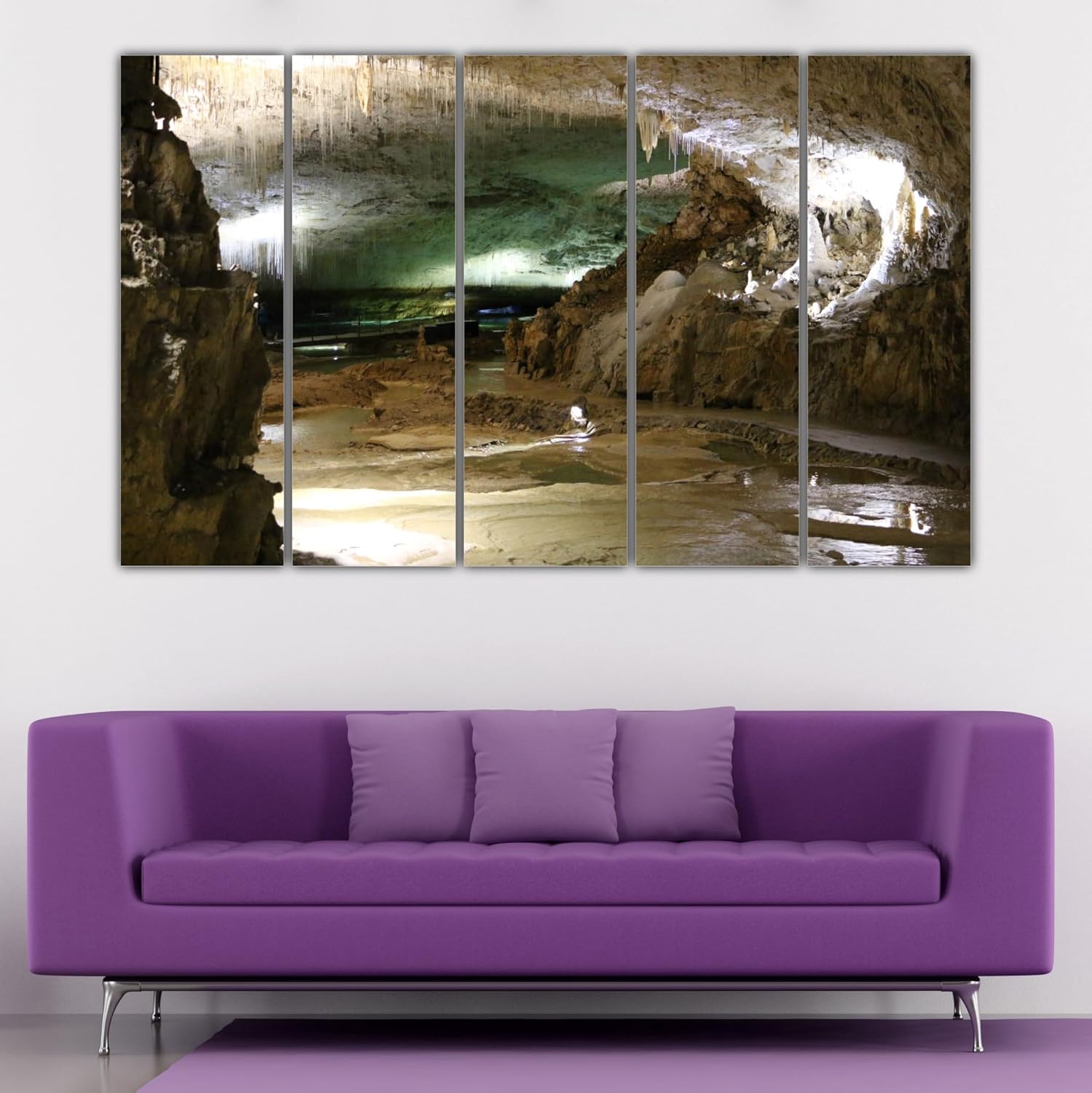 Multi-panel nature photography Wall Art titled Nature's Photo Fest in hallway