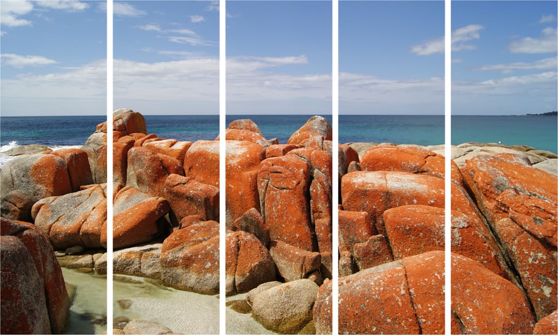Oh Buoy! 5-Panel Oceanic Framed Wall Art That'll Make Your Walls Wave Hello (127x76cm)