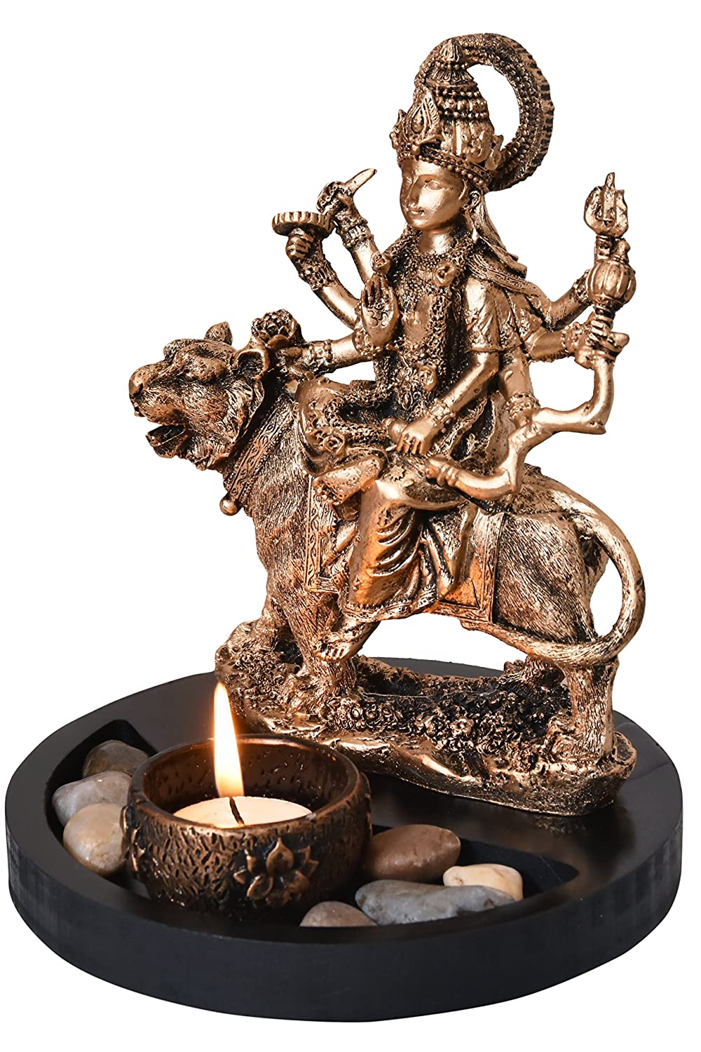 325692-top-antique-golden-maa-durga-showpiece-sitting-on-lion-on-circular-wooden-tray-with-tealight-and-white-pebbles-online.jpg