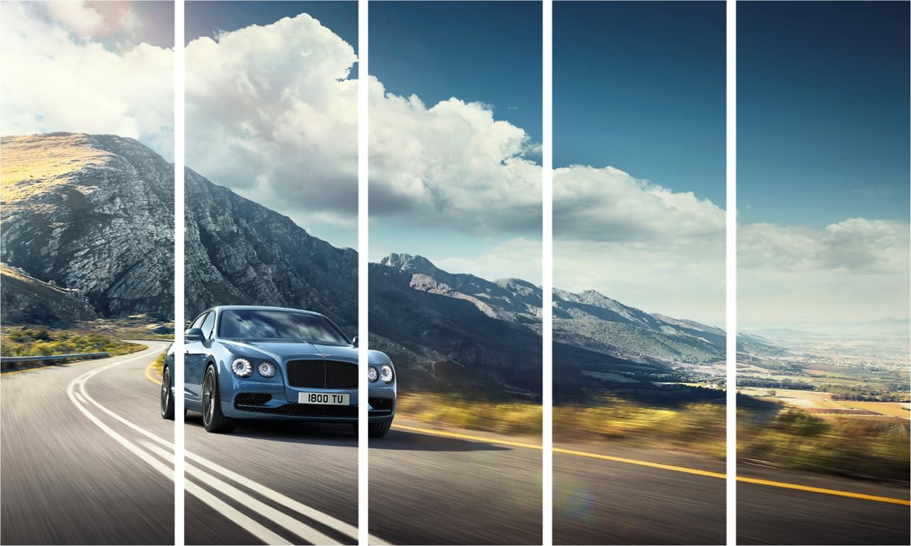 Vroom on the Wall: Framed Transport-Tastic Car Multi-Panel Wall Art (127x76cm)