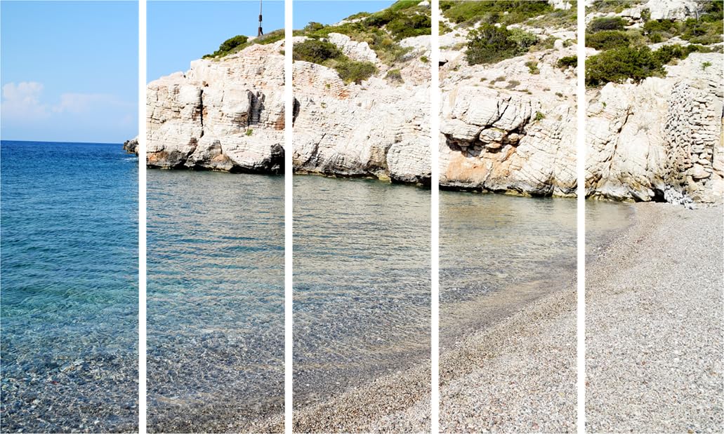 Beach-licious Multi-Frame Wall Art That'll Make Waves in Your Space (150x76cm Framed)