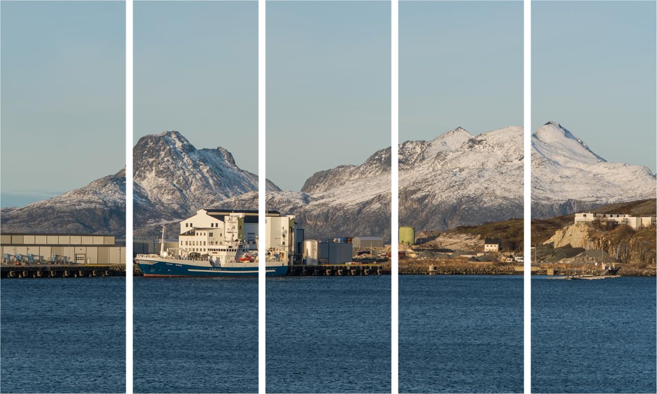 Nature-lly Gorgeous 5-Panel Framed Photography Wall Art That'll Leaf You Breathless (150x76cm)