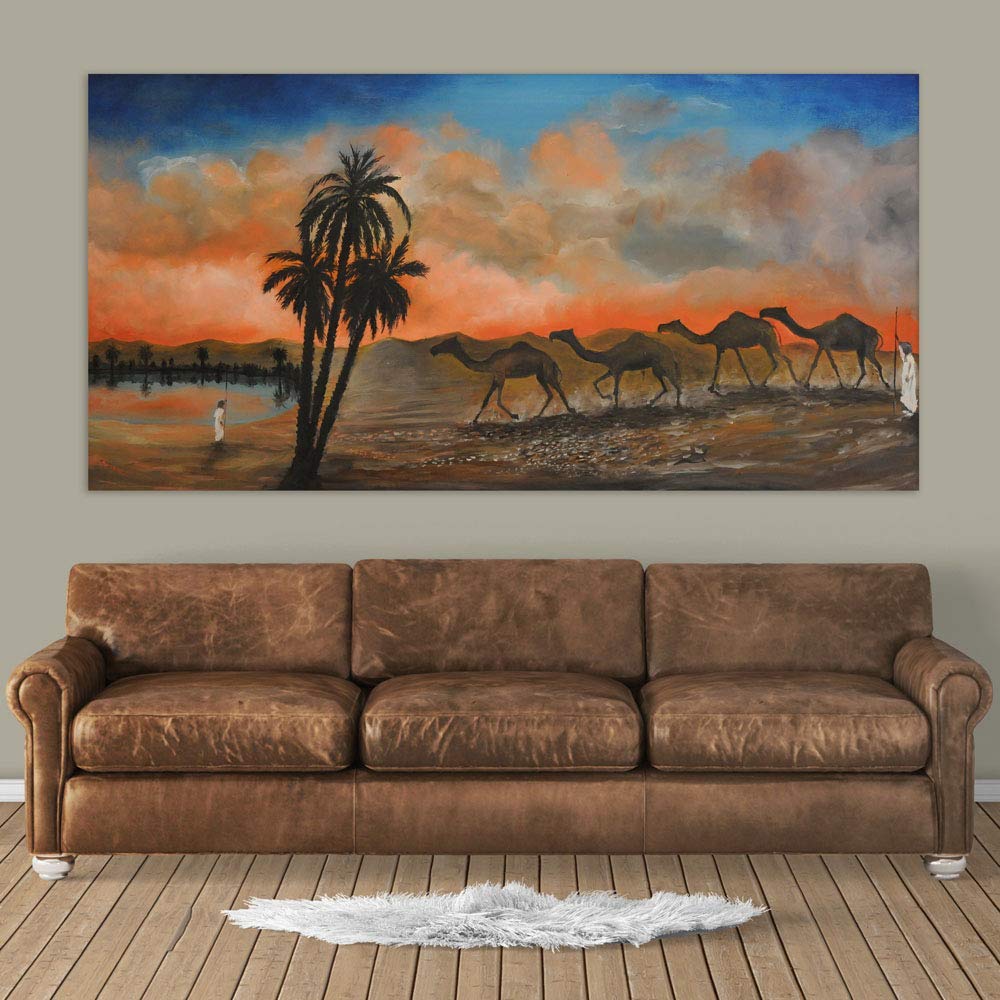 Landscapade! Framed Abstract Wall Art That Brings Rooms to Life (85x40.5cm)
