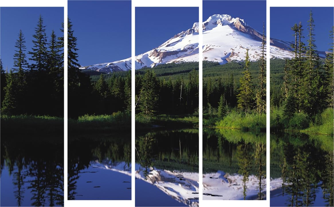 Nature-tastic Mountain Multiframe Wall Art Thatll Peak Your Space - Framed Landscape (150x76cm)