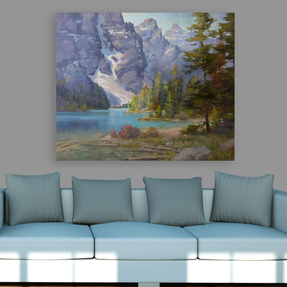 Serenity Now: Unframed Nature Wall Art for Zen Vibes (91x76cm)