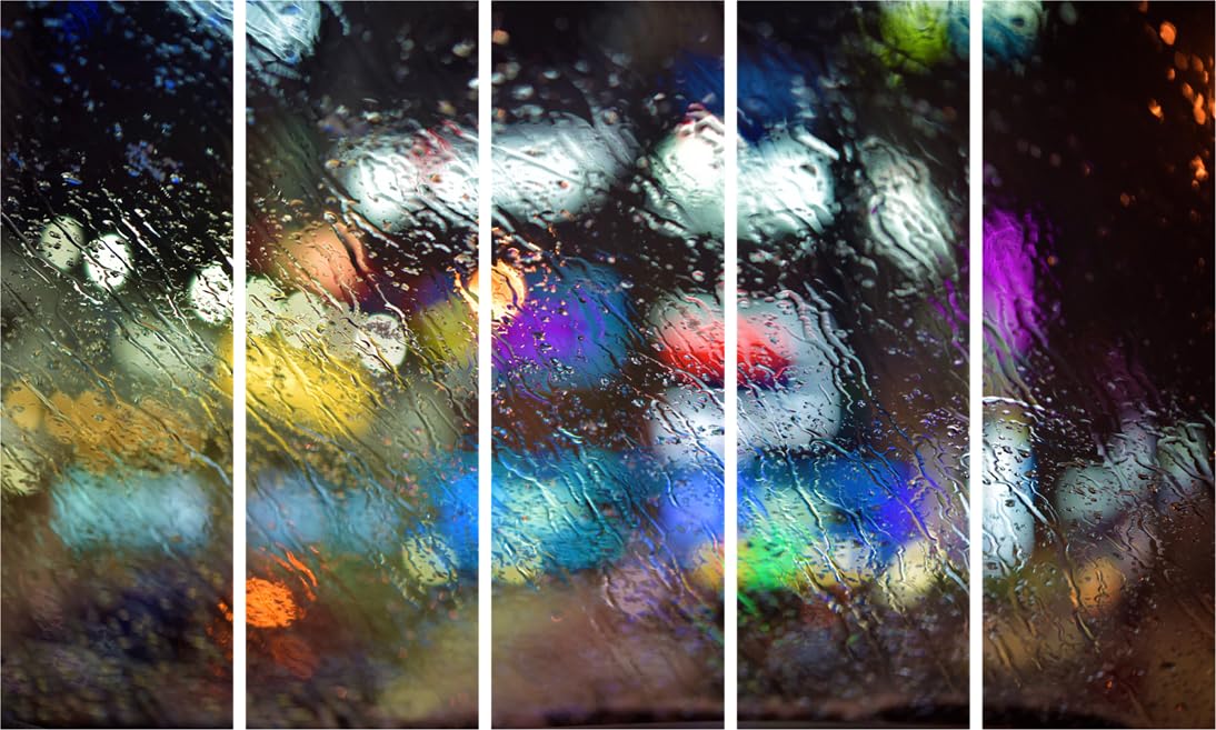 Make a Scene: Multi-Frame Water-on-Glass Photography Wall Art That'll Make Waves  Framed Elegance (150x76cm)