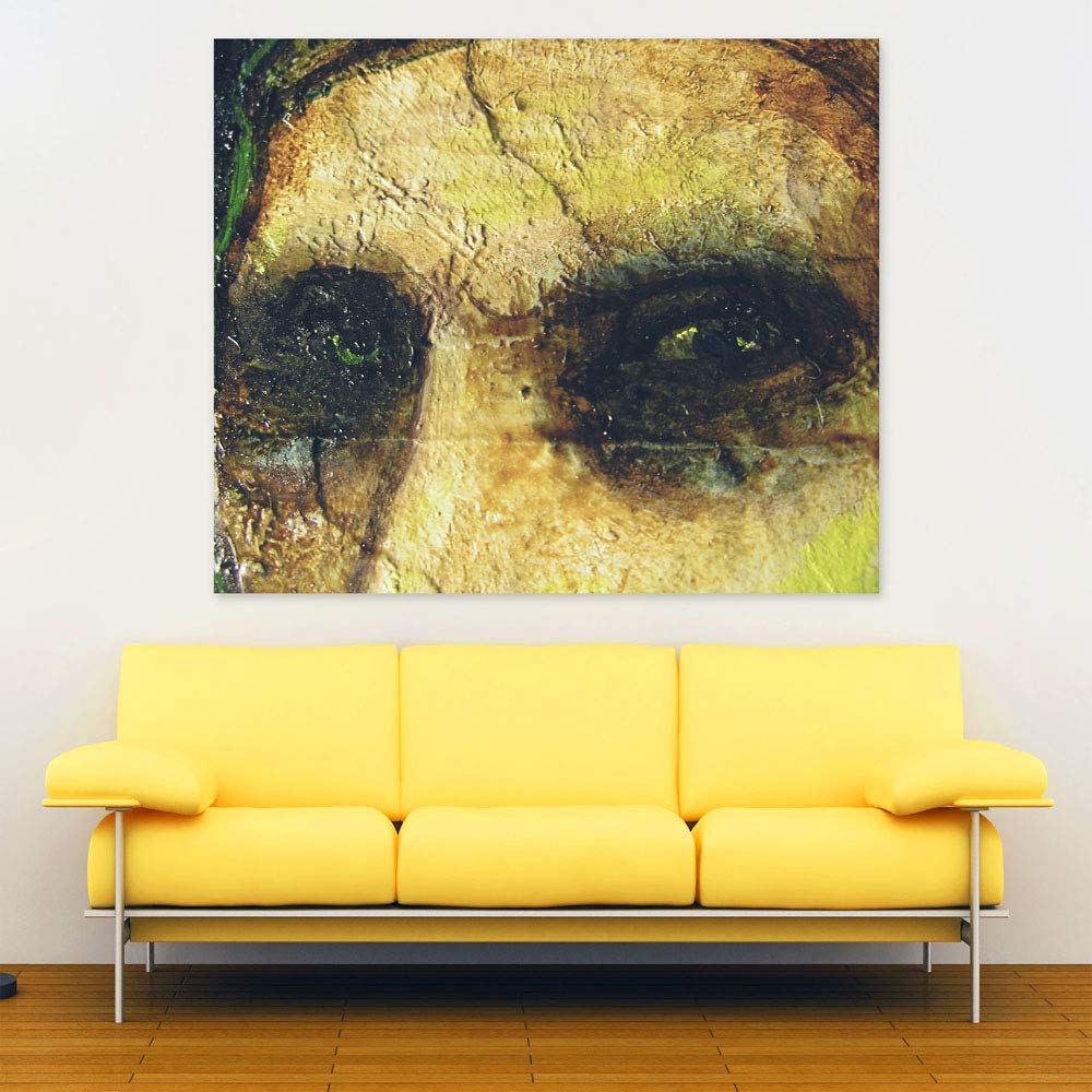 Man-y Emotions Unframed Wall Art That'll Tug Your Heartstrings - 'The Pain in His Eyes' (91x76cm)