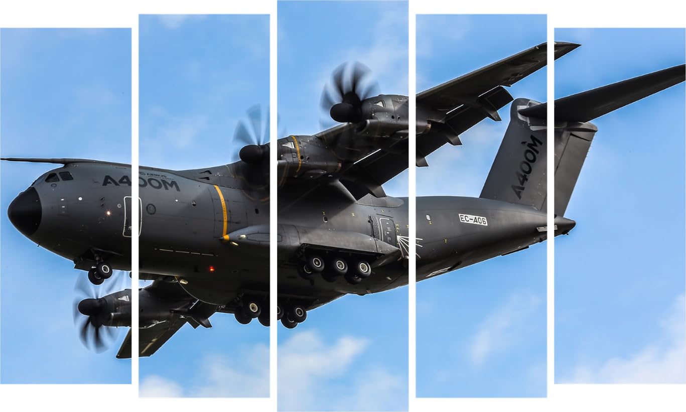 Soar into Style: Multi-Frame Airplane-View Framed Wall Art