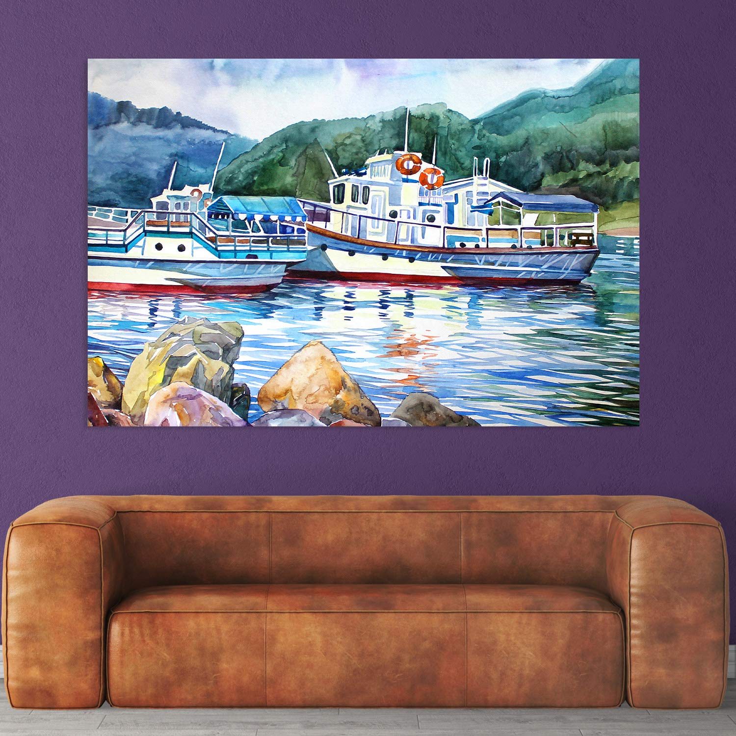 Landscape-tastic Unframed Modern Abstract Wall Art