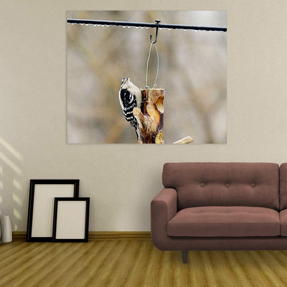 Image of After Rain Paw-some Unframed Wall Art showcasing playful animals on a cotton canvas