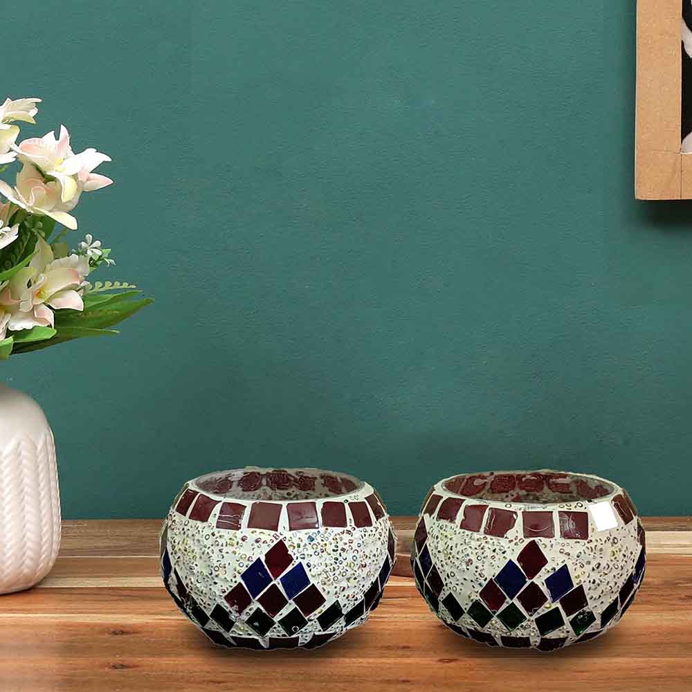 A Pair of Fancy Tea Light Holders