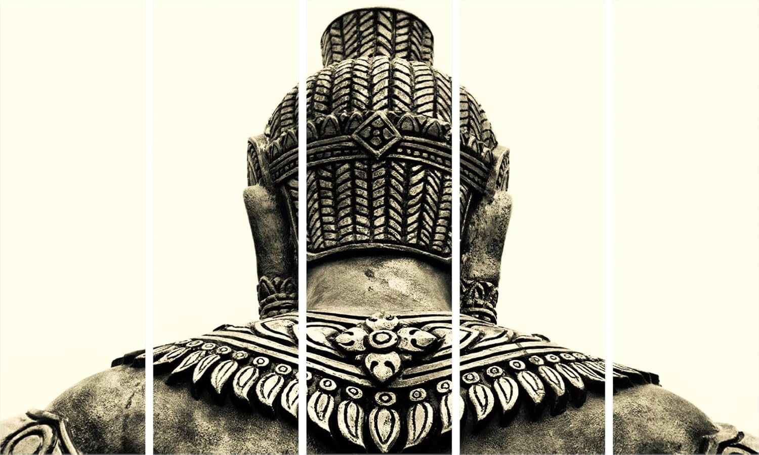 Buddha-tiful 5-Frame Wall Art That'll Zenify Your Walls (150x76cm Framed)
