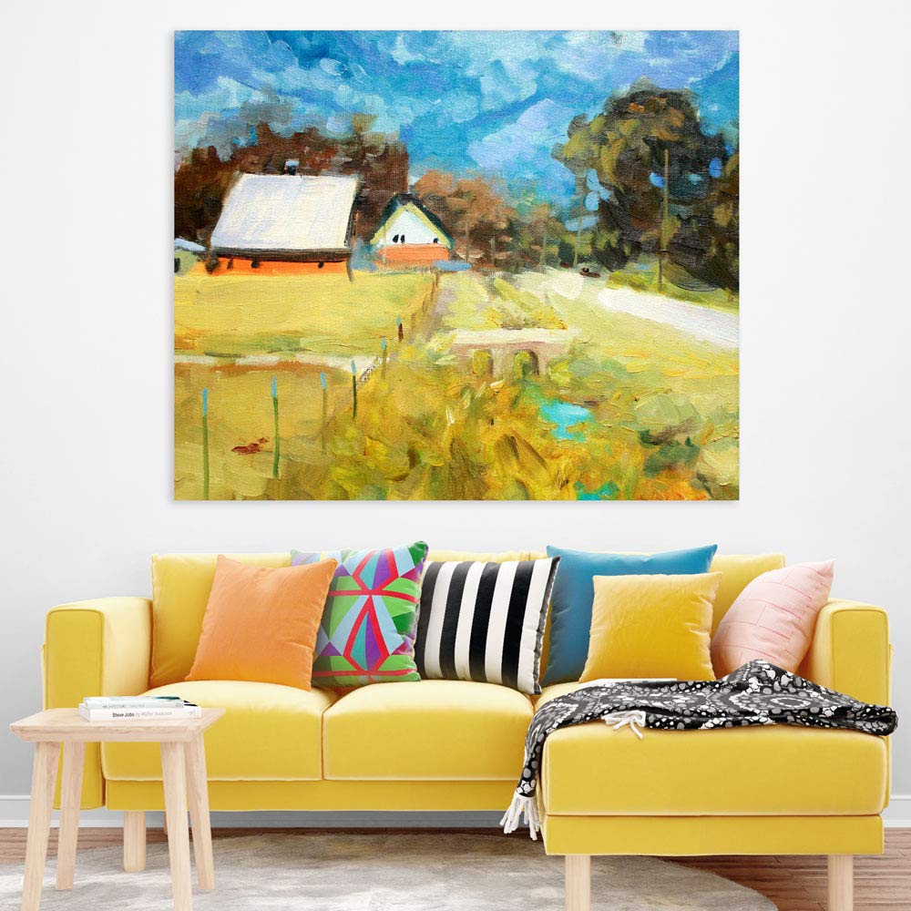 Cityscape Splash Canvas That'll Make Your Walls Sing - Unframed Wall Art