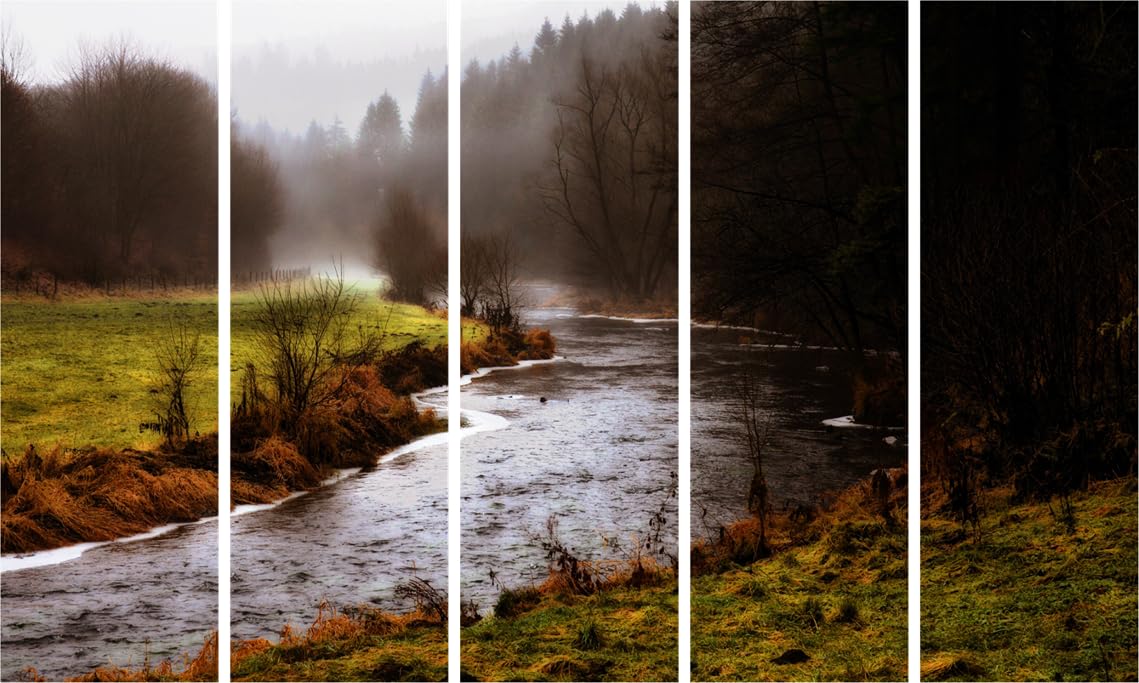 Frame It and Forget It: Multi-Frame Nature Photography Wall Art That'll Make Your Walls Swoon (150x76cm Framed)