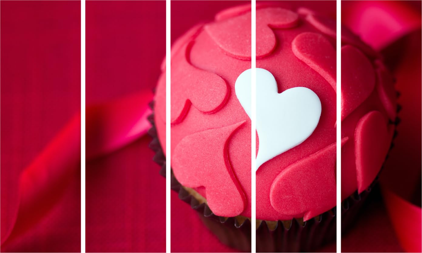 Love Cupcake Photography Framed Multi-Panel Wall Art