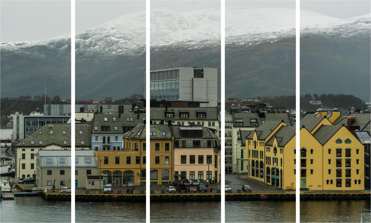 City-slicker 5-Panel Framed Wall Art