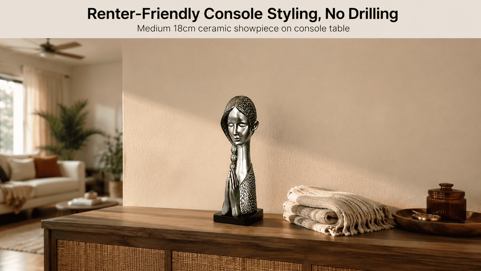 How to Decorate a Rented Living Room in India Without Damaging Walls