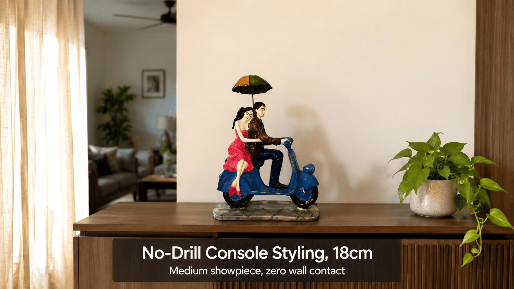 How to Style a Rental Living Room Without Permanent Wall Damage