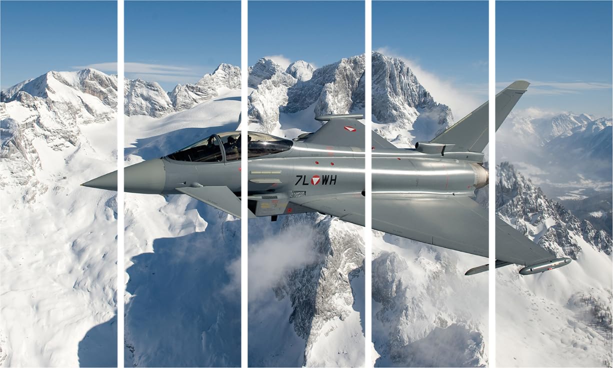 Eurofighter-tastic Multi-Frame Wall Art That'll Make Your Walls Soar - Framed Flight Magic (150x76cm)