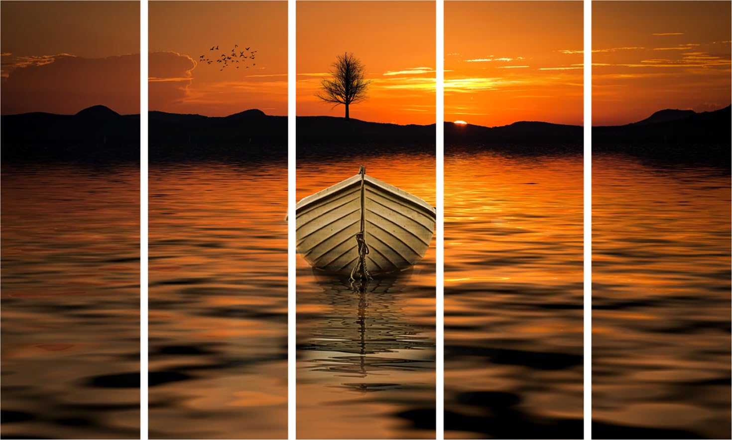 Boat-tastic Multi-frame Wall Art Thatll Anchor Your Style (150x76cm Framed)
