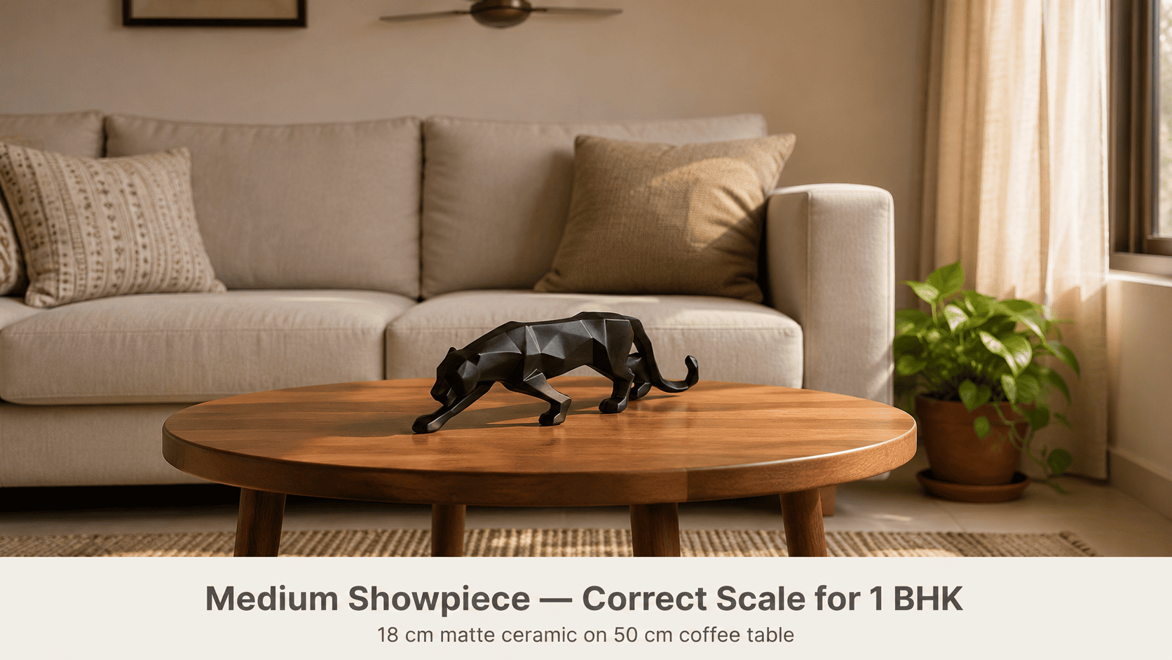 What Size Decorative Showpiece Works Best in a 1 BHK Living Room A Sizing Guide for Indian Apartments