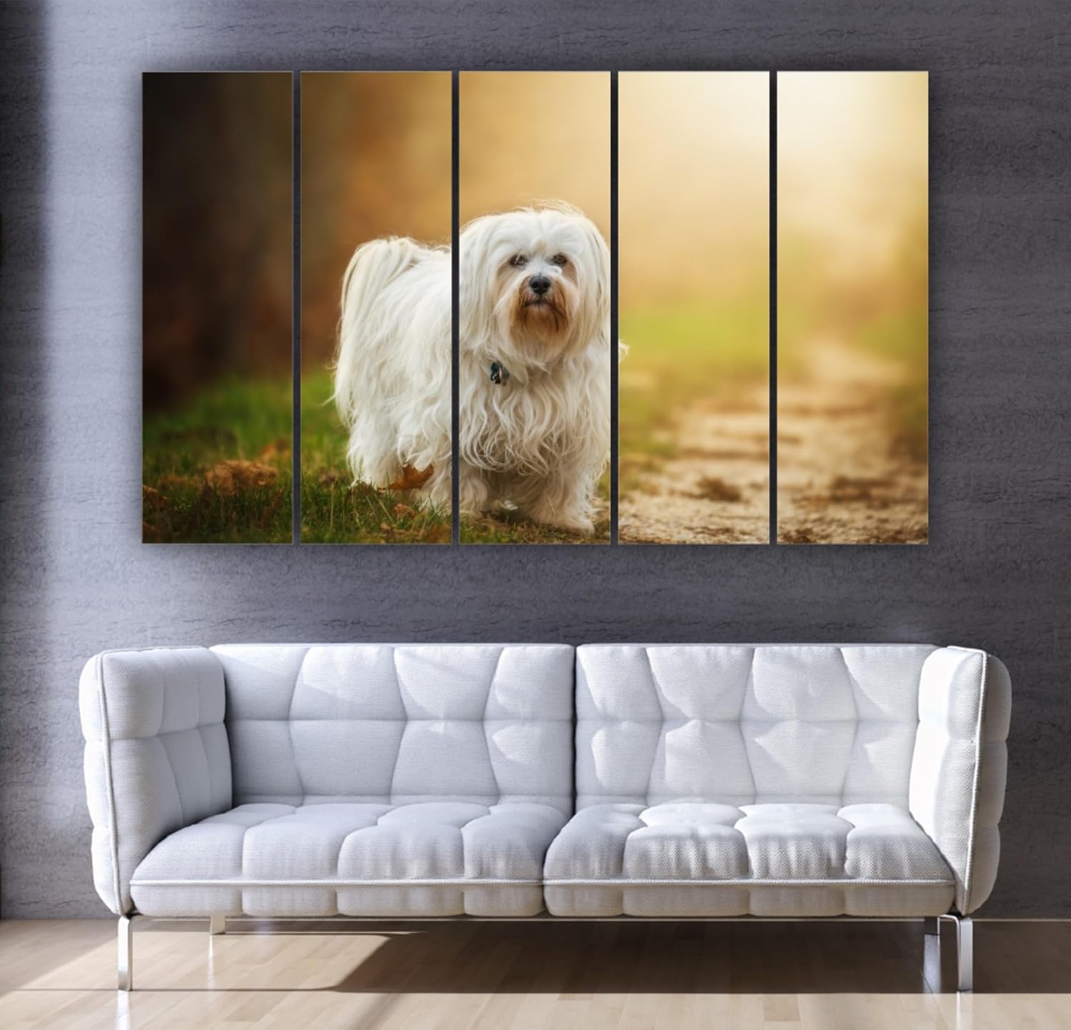 Close-up of Pawsitively Fetching Framed Dog Wall Art That'll Make Your Tail Wag showing detailed dog portrait