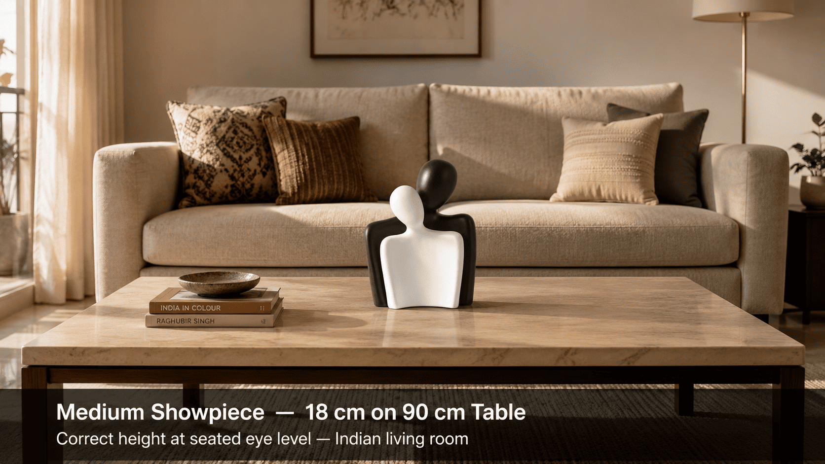 Coffee Table Showpiece Size The Right Dimensions for Indian Apartments