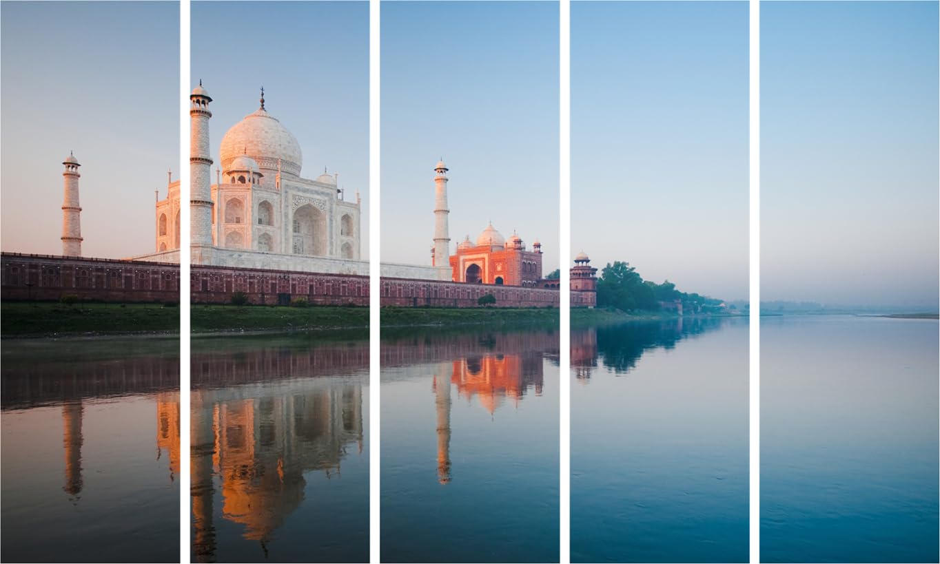 Taj Mahal-tastic Vinyl Photography Wall Art Thatll Have Your Walls Saying Wow! (Multi-Frame, Framed)