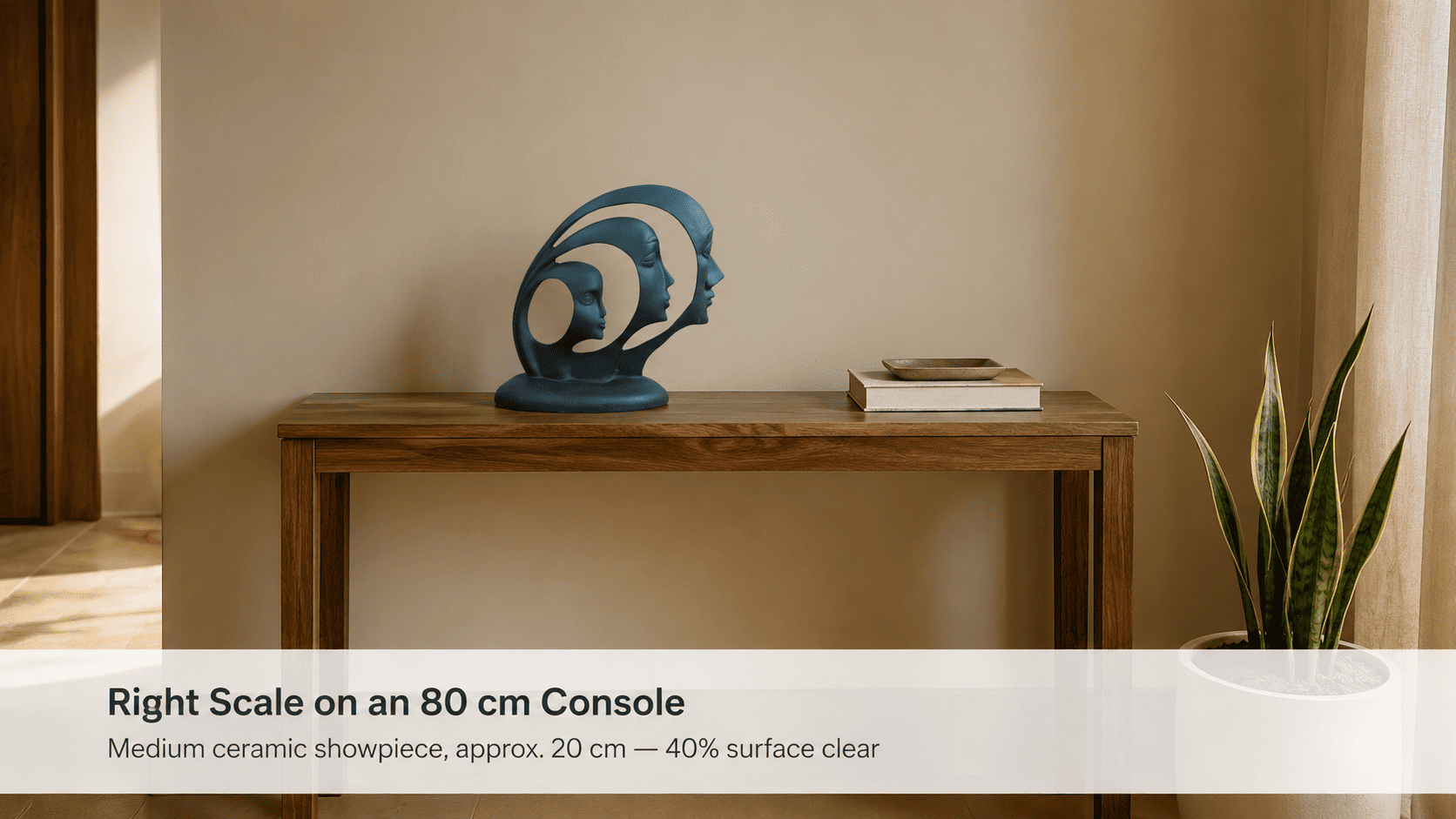 How to Choose the Right Size Statue for a Shelf Console or Floor in Indian Homes