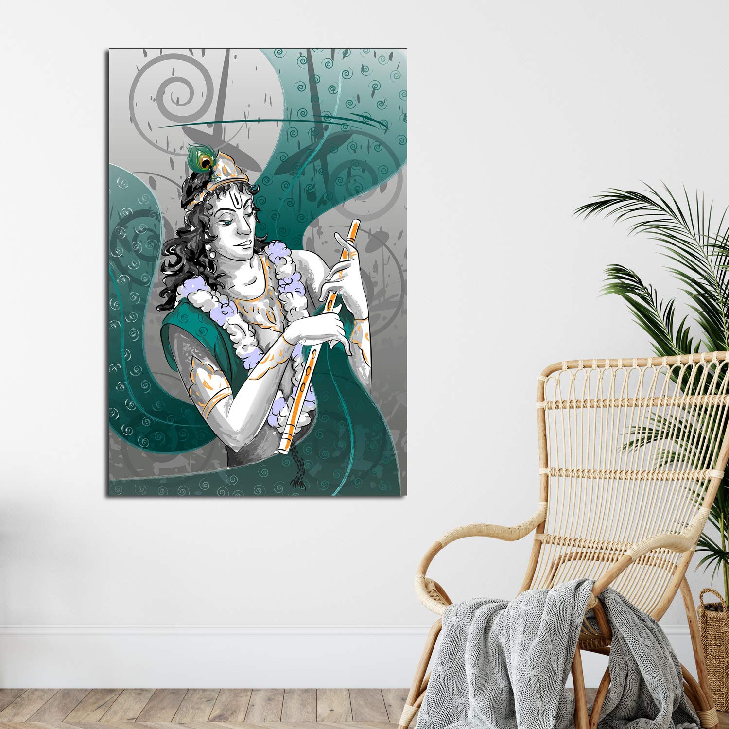 Krishna-vibes Unframed Wall Art That'll Make Your Heart Chant
