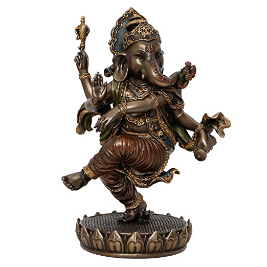 White Lord Ganesha Idol for small corner pooja setups in compact apartments
