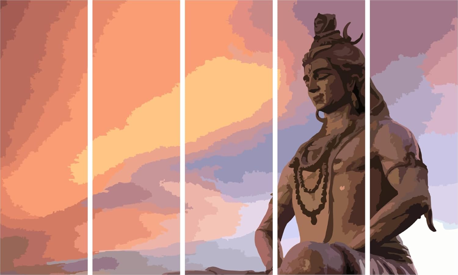 Shiva Shines Framed Wall Art Fiesta