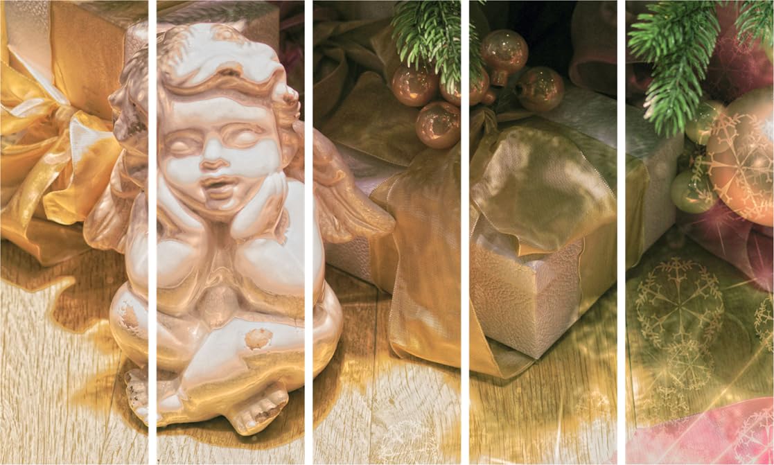 Sculpture-tastic 5-Panel Christian Framed Wall Art That'll Make Your Walls Worship!