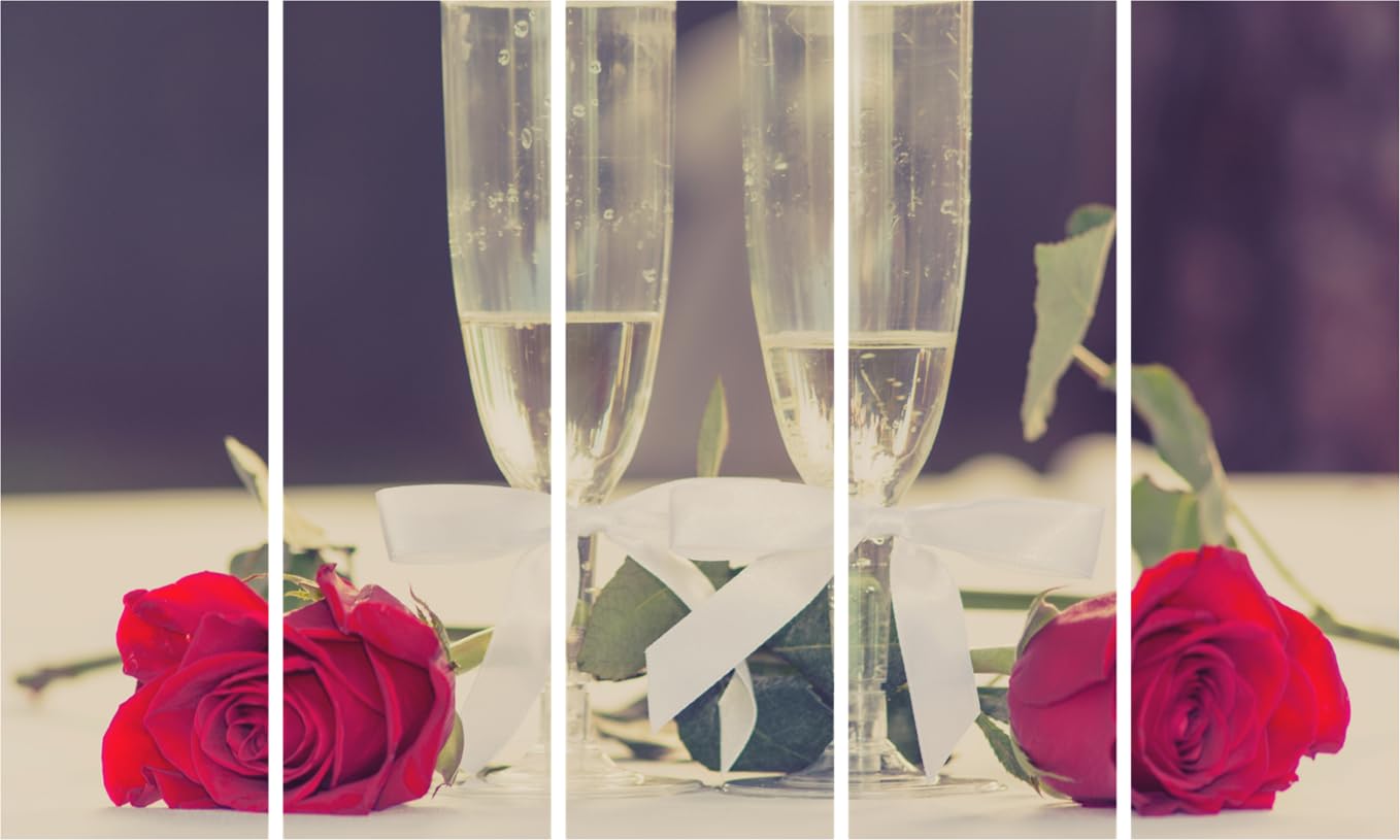 Rose-tastic Multi-Frame Photography Framed Wall Art That'll Make Your Walls Blush (150x76cm)
